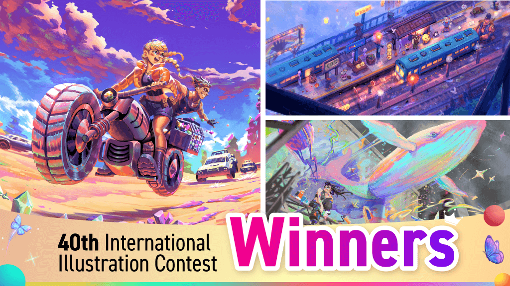 Bright and Colorful Artworks Galore - Announcing the Winners of the 40th International Illustration Contest!