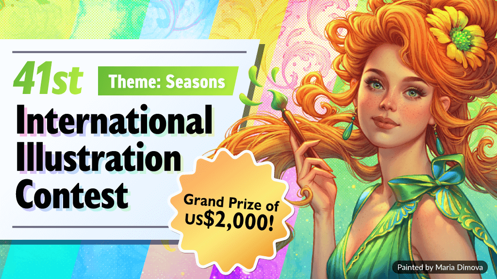 Seeking Season-Inspired Artworks for the 41st International Illustration Contest!