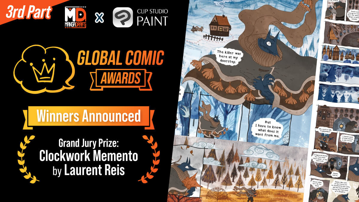 Winners of Mangadraft x Clip Studio Paint Global Comic Awards Announced!